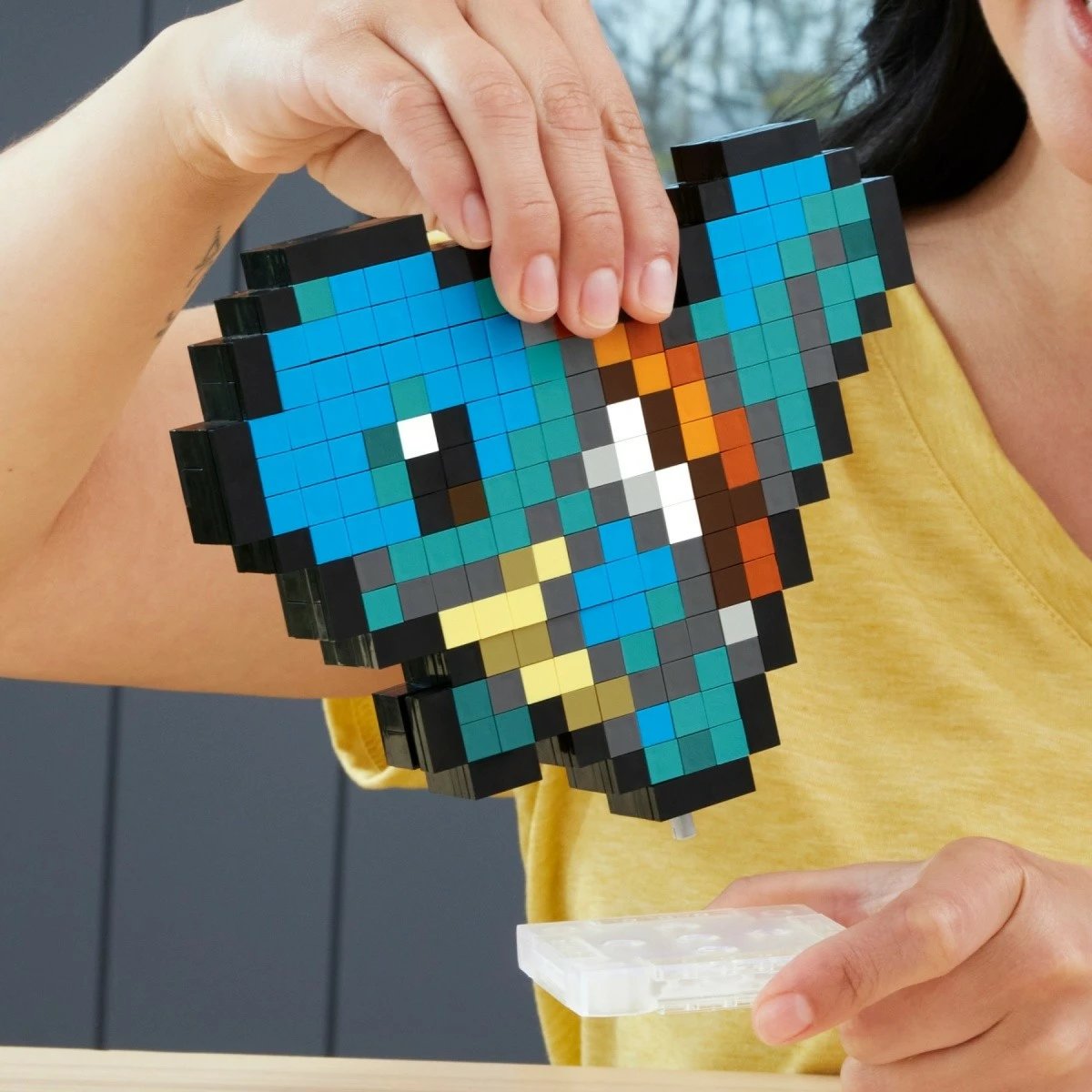 Set ndërtimi Mega Bloks Pokemon Squirtle HTH77, 367 pjesë, Pixel Art