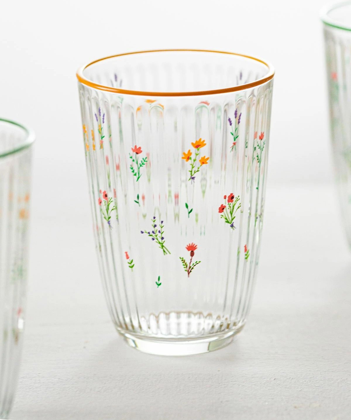 Set gotash prej qelqi (4 copë), Hermia Concept, Botanical 395