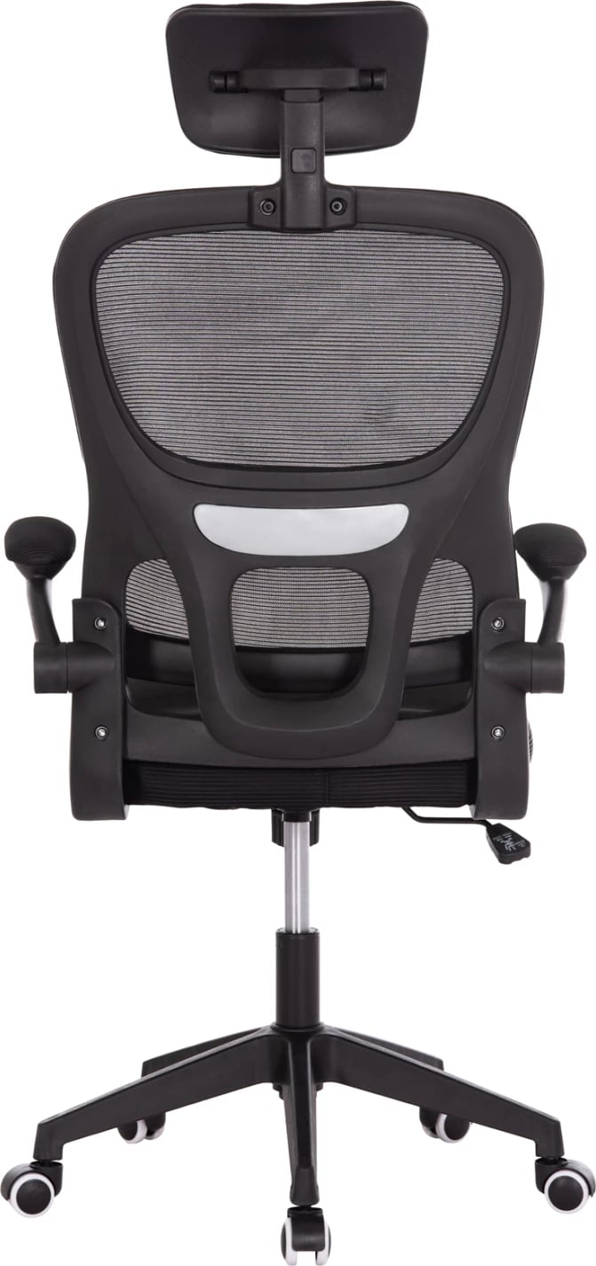 Karrige zyre Baston, rrjetë e zezë, FH18236.01, 64x60x117-127cm