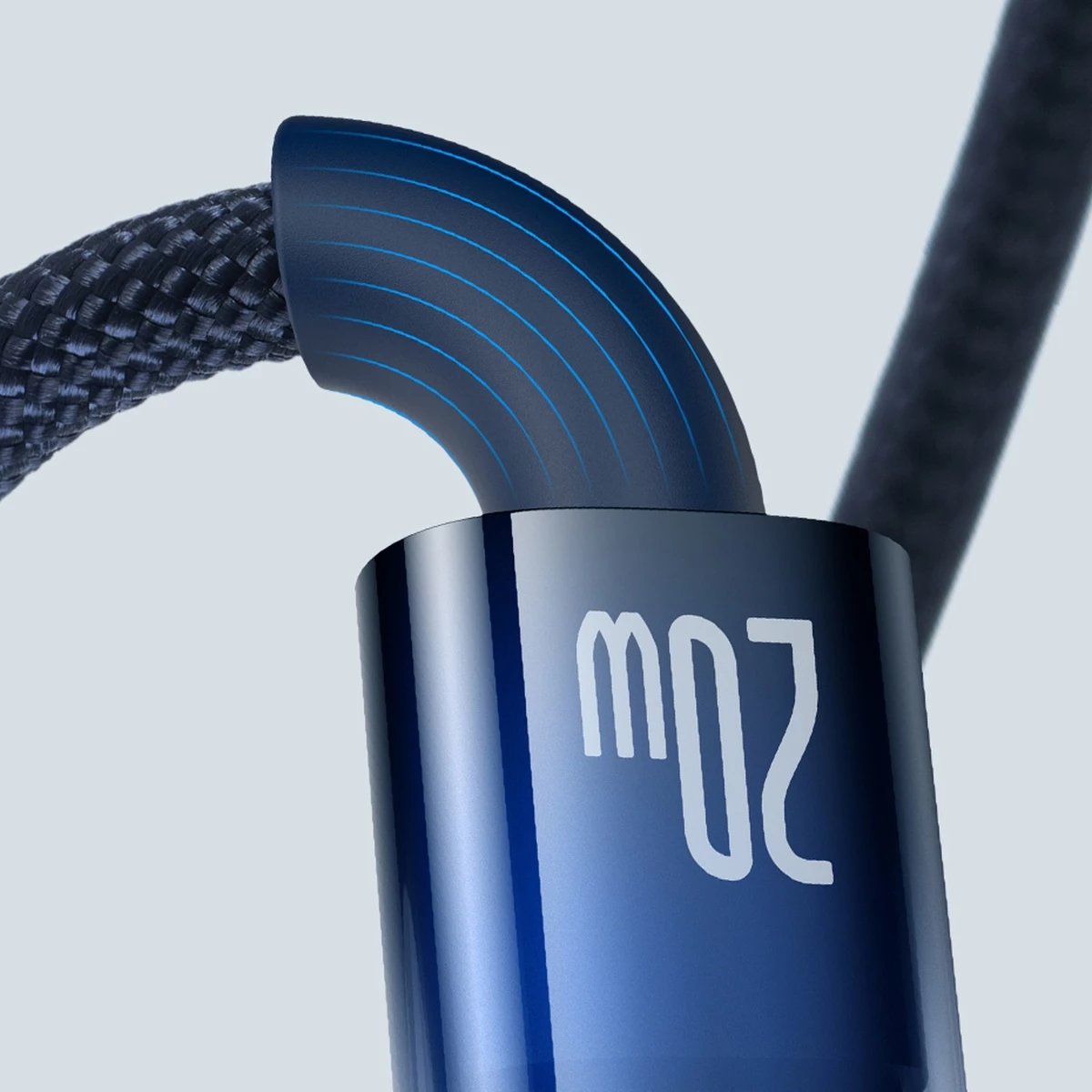 Kabllo Baseus Explorer USB-C në Lightning, 1m, 20W, Kaltër Kabllo Baseus Explorer USB-C në Lightning, 1m, 20W, Kaltër