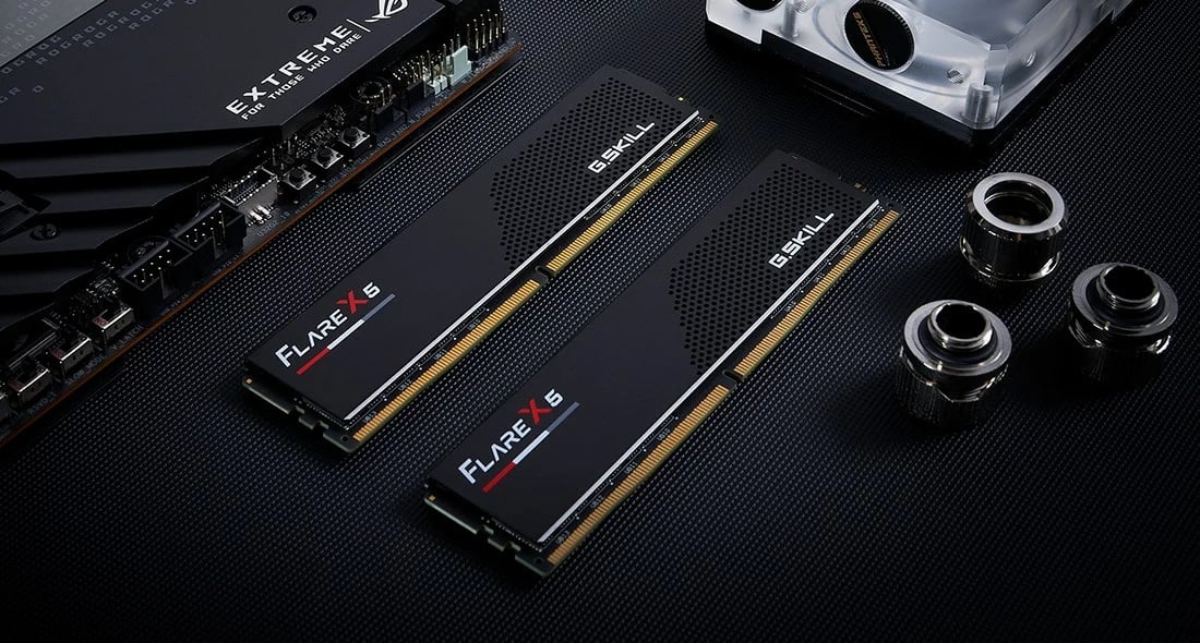 RAM Memorje G.SKILL Flare X5, 256 GB (4x64 GB), DDR5, 6000 MT/s, e zezë
