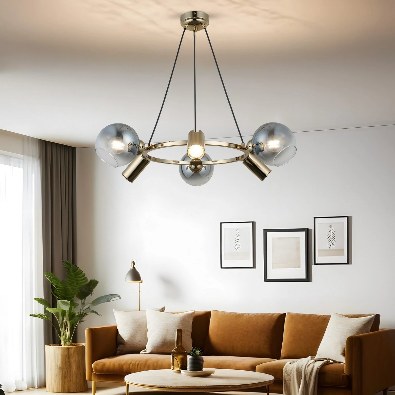 Llambë tavani Opviq, Zerde - 80-06, ngjyrë llak antik