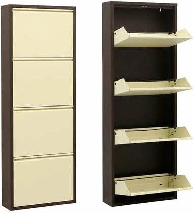 Dollap për këpucë Skye Decor, Marino 4, kafe-krem