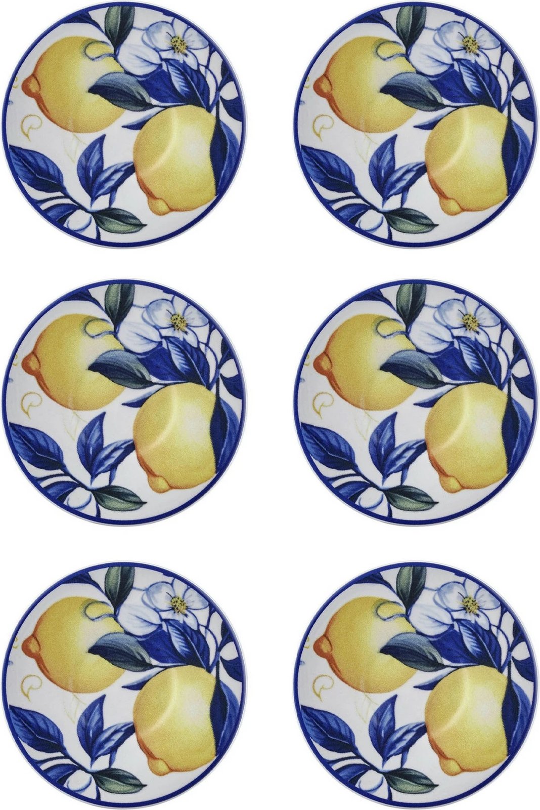 Set pjatash të vogla qeramike (6 copë), Hermia, ODL0014