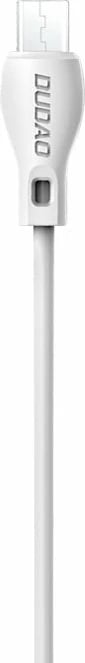 Kabllo micro USB Dudao L4M, 1m, 2.4A, e bardhë