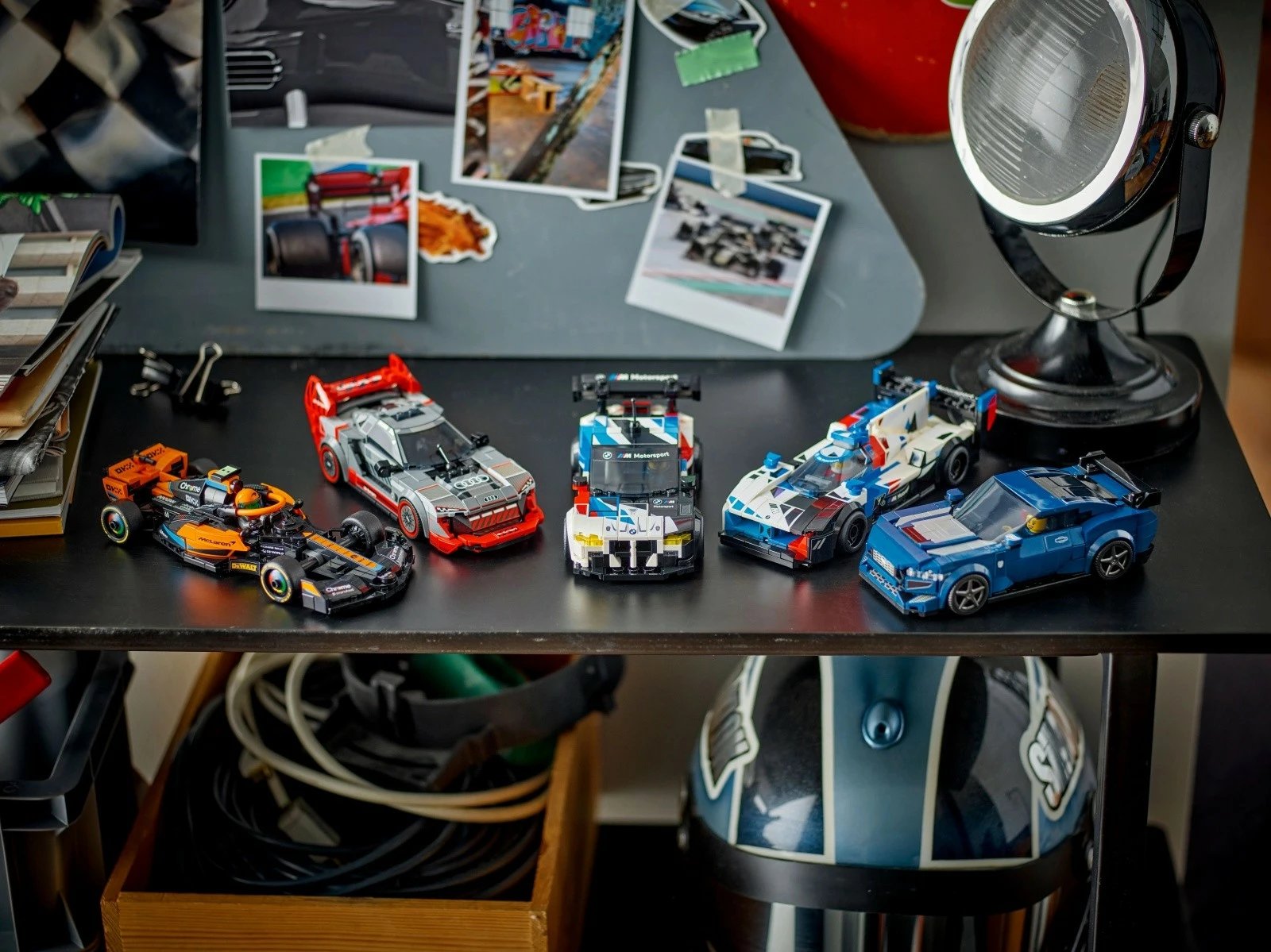 Set LEGO Speed Champions McLaren Formula 1 Race Car 2023, 245 pjesë, portokalli/zi