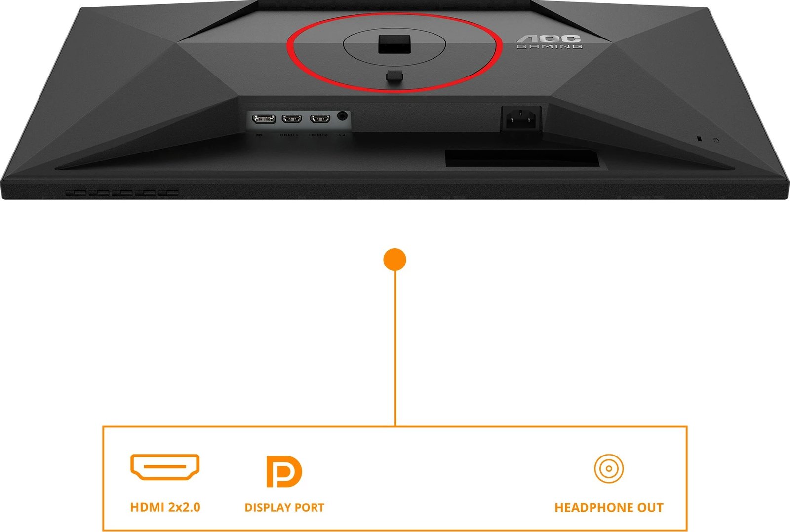 Monitor AOC Q27G4ZR 27 inç, QHD, 240Hz, Fast IPS, e zezë/kuqe