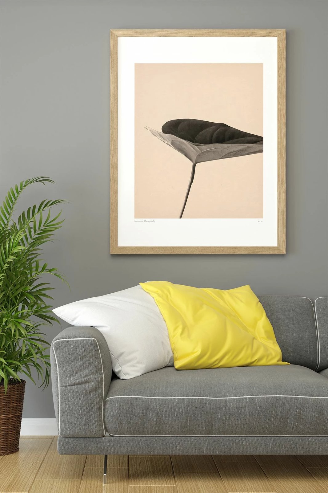 Pikturë dekorative me kornizë, Wallity, Lmnmdl44, shumëngjyrëshe, 33x48cm