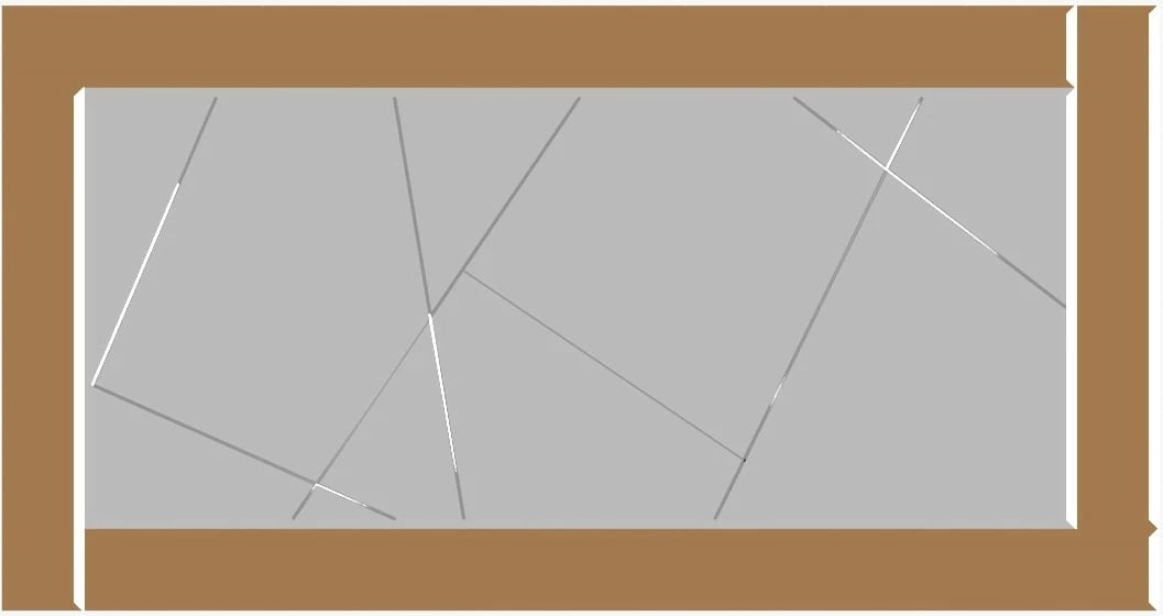 Pasqyrë Hanah Home, Pierre, bronzi, e bardhë