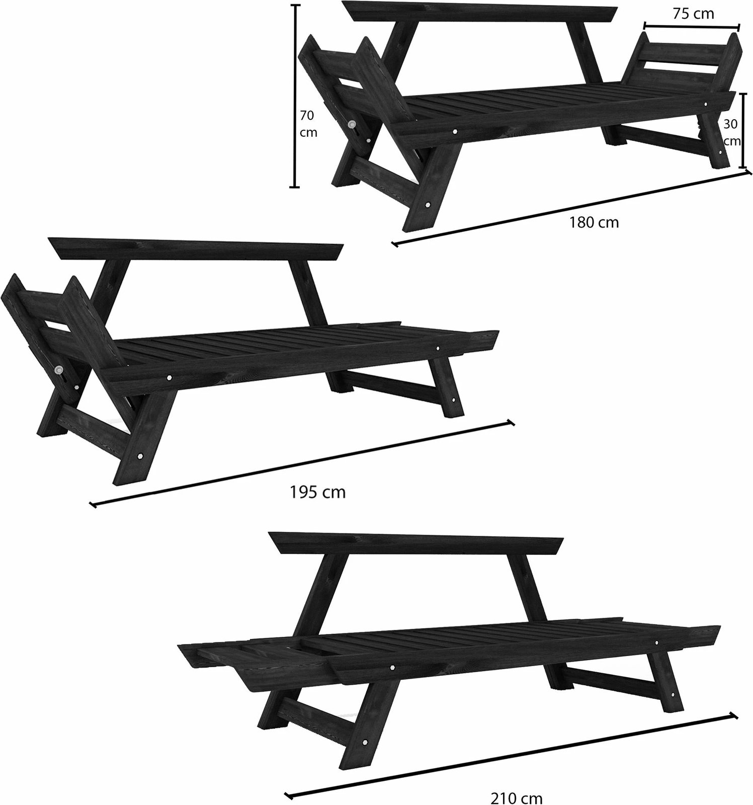 Divan 2-ulëse, shndërrohet në shtrat, ngjyrë arre dhe portokalli, Skye Decor, CPT8173-210