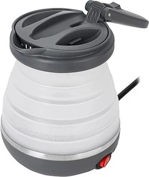 Çajnik Elektrik Adler AD 1279, 0.6 L, 750 W, i Zi dhe i Bardhë