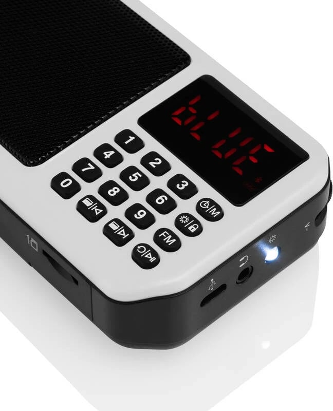 Radio Portative me Bluetooth, Micro SD, Lcd dhe FM Digjital GOGEN GOGFMP125BTW