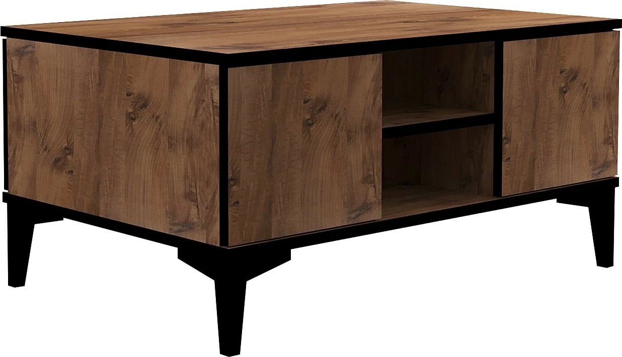 Tavolinë kafeje Hanah Home, Cide, ngjyrë pishë Atlantiku, e zezë