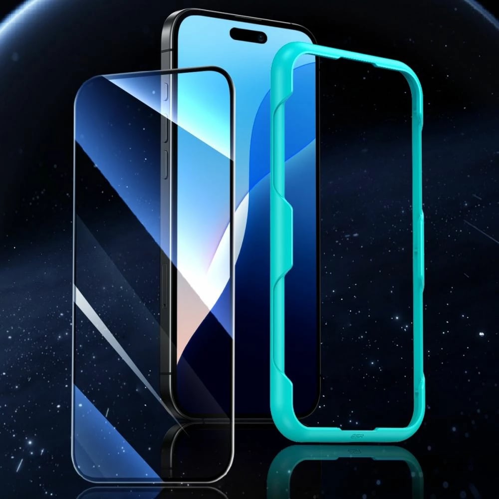Mbrojtës ekrani xhami ESR për iPhone 16 Pro Max, 2 copë, Transparent
