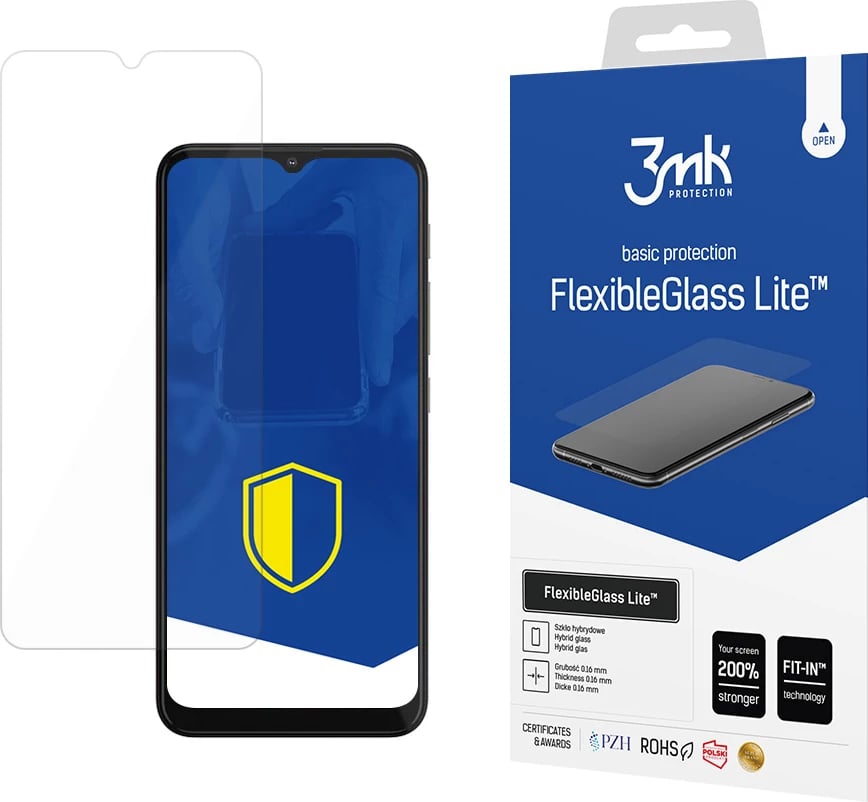 Mbështjellës xhami hibrid 3mk FlexibleGlass Lite për Motorola Moto G10, Transparent