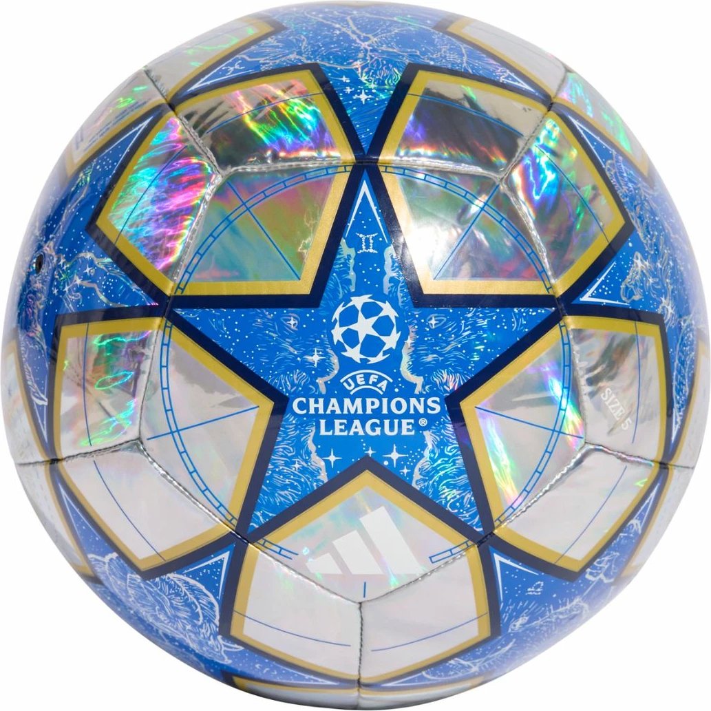 Top futbolli adidas, argjendtë-kaltër