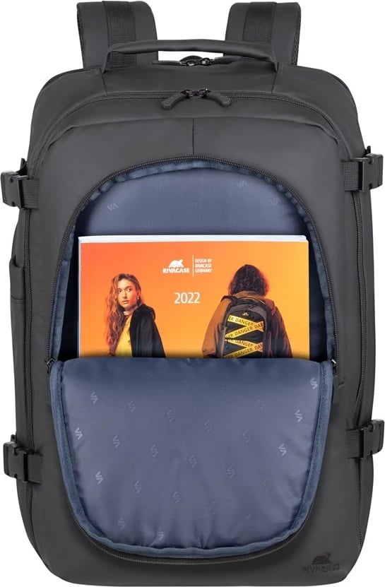 Çantë shpine për laptop RivaCase, 8465 Tegel ECO, 17.3 inç, e zezë