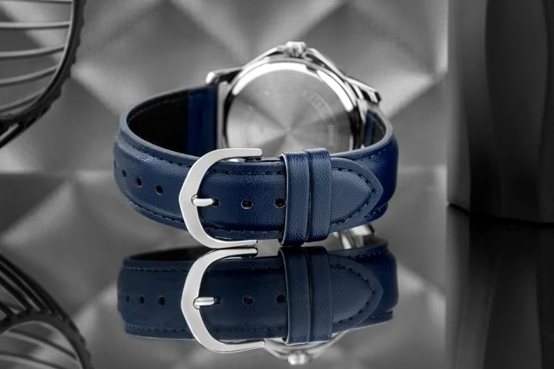 Orë dore për meshkuj CASIO, e kaltër