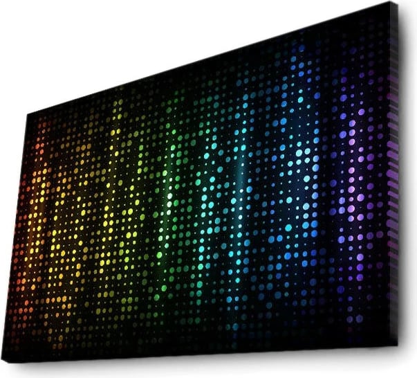 Pikturë dekorative me drita LED, shumëngjyrëshe, 45x70cm, 4570İACT-37