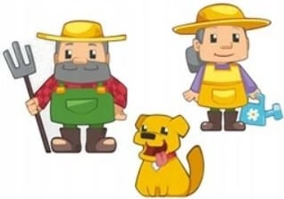 Set blloqe ndërtimi Mini Waffle Marioinex Farmer, 60 pjesë, plastikë, shumëngjyrëshe
