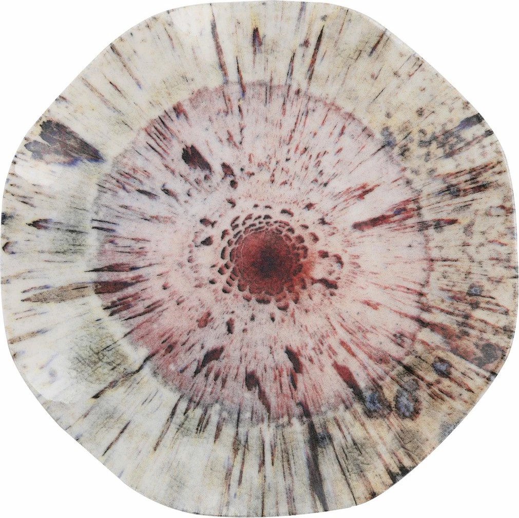 Set enësh për drekë, porcelan, shumëngjyrësh, 24 copë, Hermia, GBSNES24Y41001159