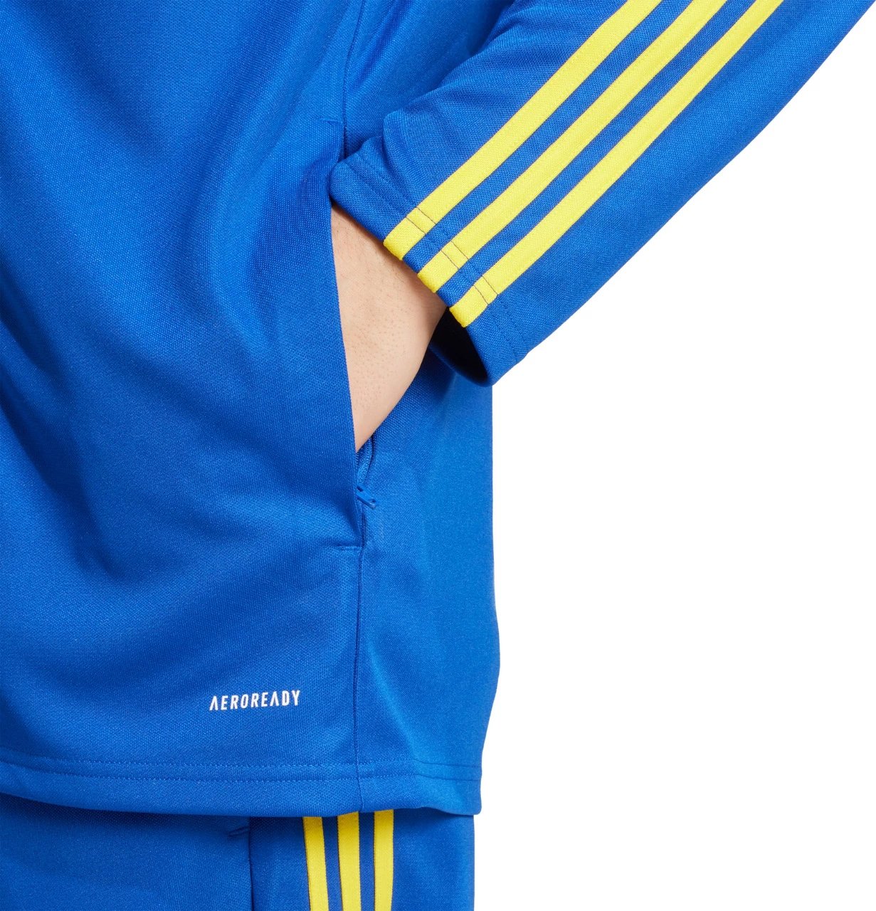 Duks për meshkuj adidas, kaltër-verdhë