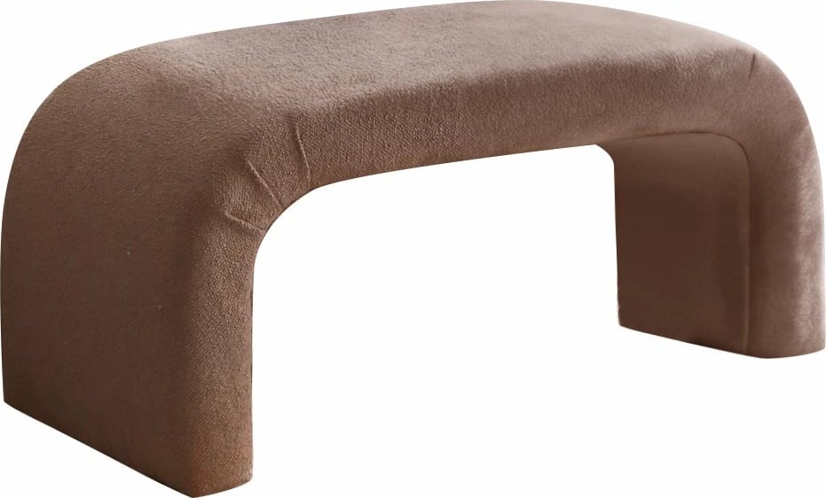 Pouf Atelier del Sofa, Nu Bench, ngjyrë kafe