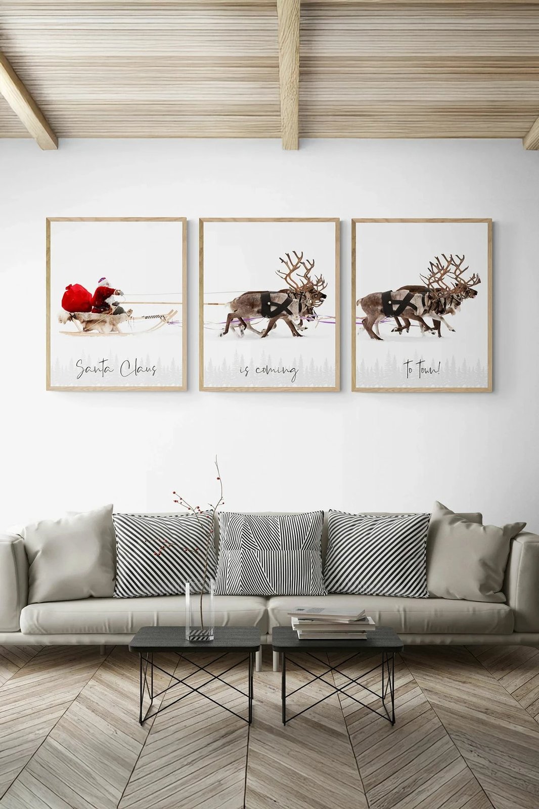 Pikturë dekorative me kornizë (3 pjesë), Wallity, Nwyearmdl16