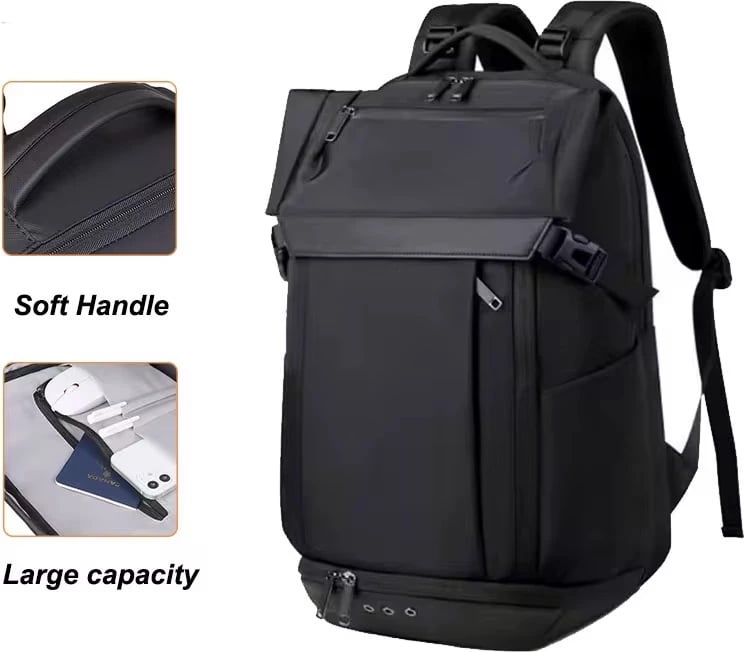 Çantë shpine, 50x30x20 cm, e zezë