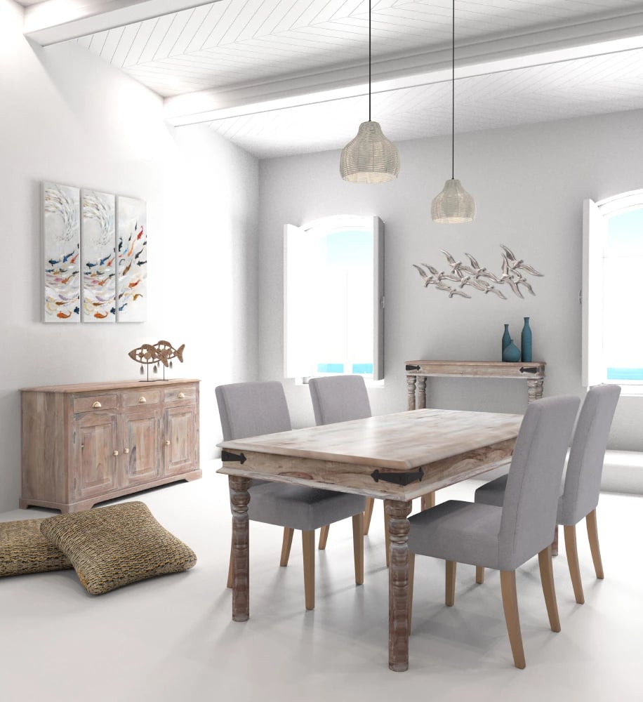 Dekor peshk natyral, polirezine, metal, 30x7x27cm