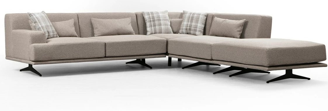 Kënd-sofë Atelier del Sofa, Bentley Corner (L3-C-O1-PUF), bezhë