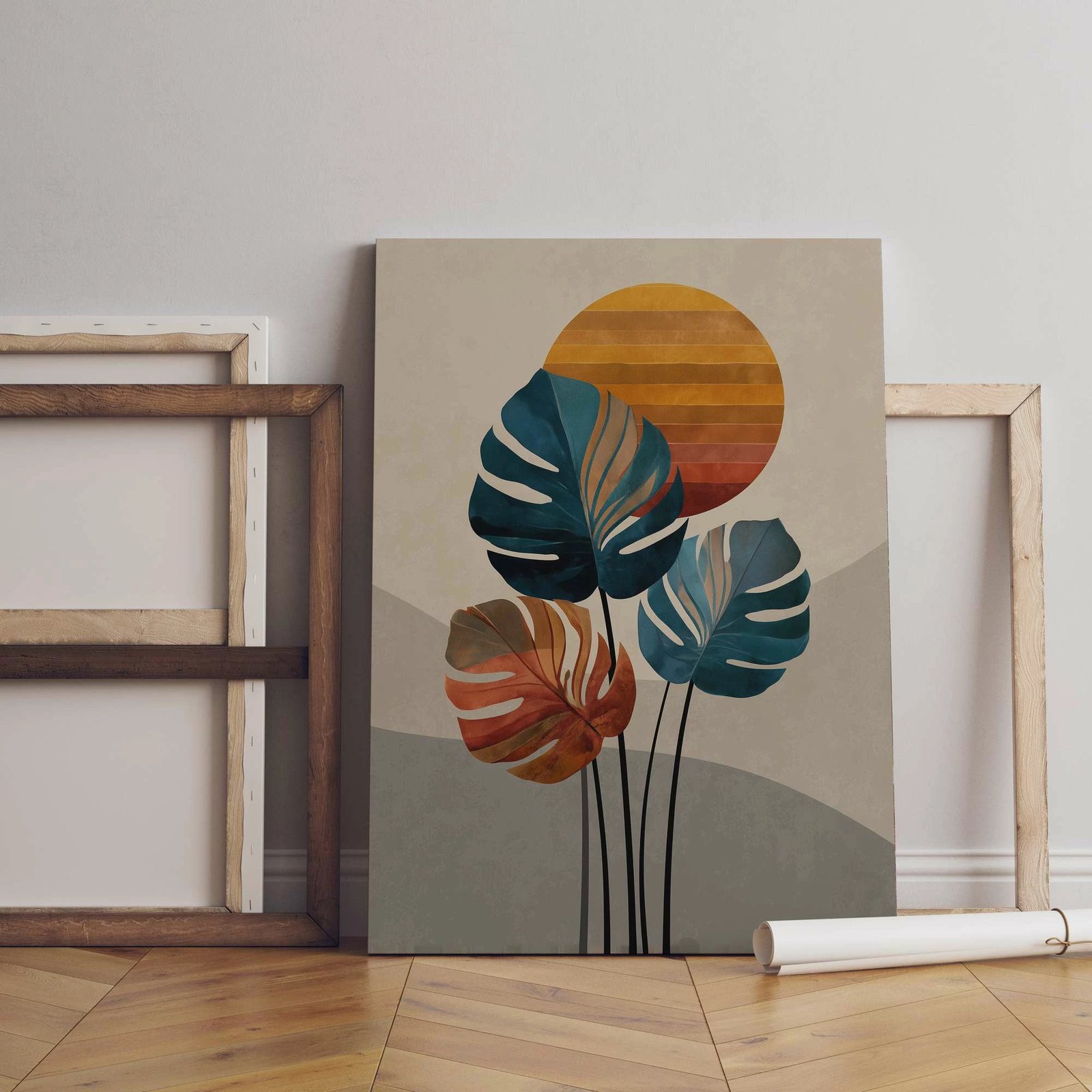 Pikturë dekorative në kanavacë, shumëngjyrëshe, Wallity, Hm_Cnvs26-24, 50x70cm