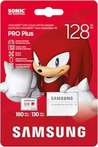 Kartelë memorie microSD Samsung PRO Plus MB-MD128SA/LC1, 128GB, Sonic dizajn