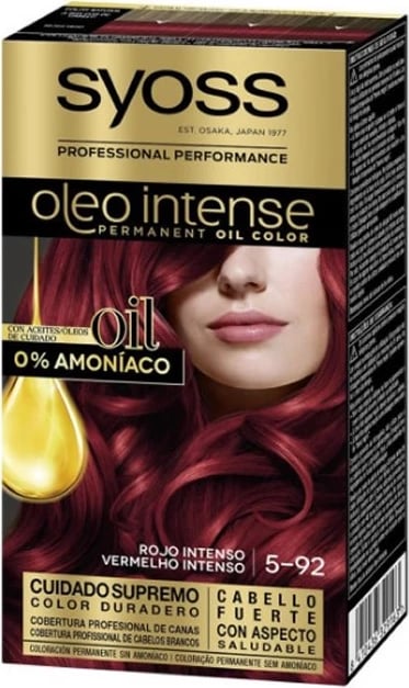 Ngjyrë për flokë Syoss Oleo Intense 5-92 e kuqe intensive