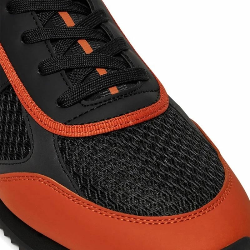 Atlete për meshkuj Emporio Armani, të zeza-portokalli