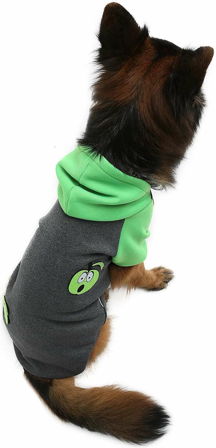 Bluzë me kapuç për qen, ngjyrë smoked, Paws & Whiskers, Applesweat