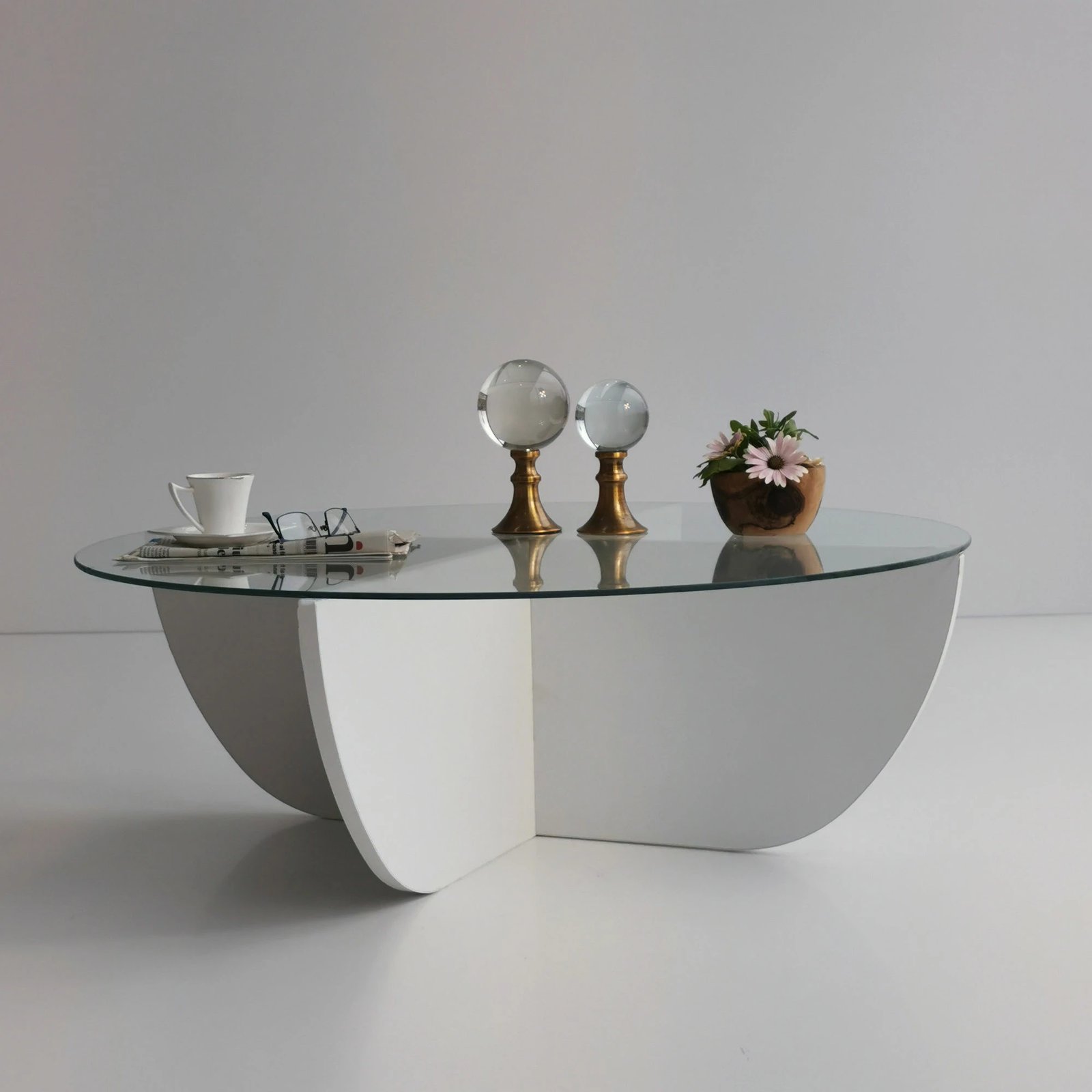 Tavolinë kafeje Hanah Home, Lily, e bardhë