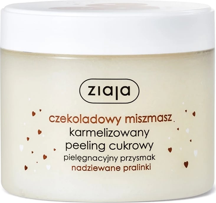 Skrab trupi për femra Ziaja Caramelized Sugar Scrub Chocolate Mix 300ml