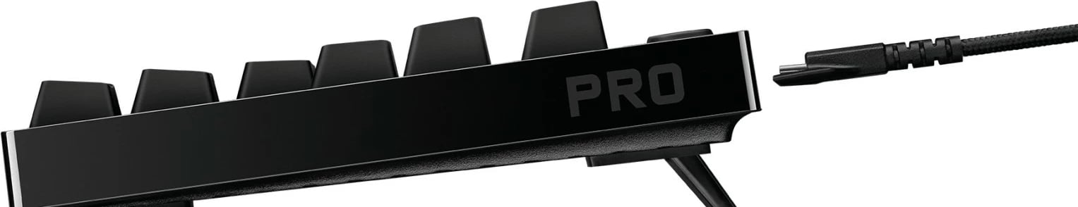 Tastierë mekanike Logitech G PRO, Tenkeyless, RGB LED, e zezë
