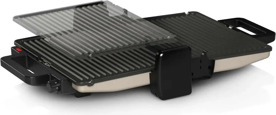 Grill elektrik Bosch TCG3302, 2000 W, qeramikë, argjendtë