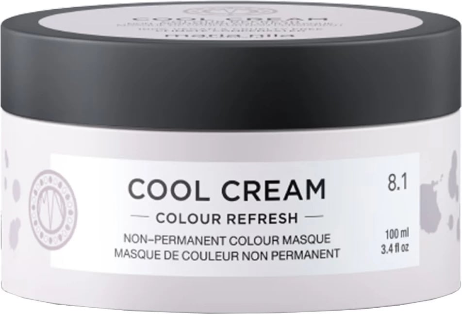 Maskë ngjyruese për flokë për femra Maria Nila Colour Refresh 8.1 Cool Cream, 100ml