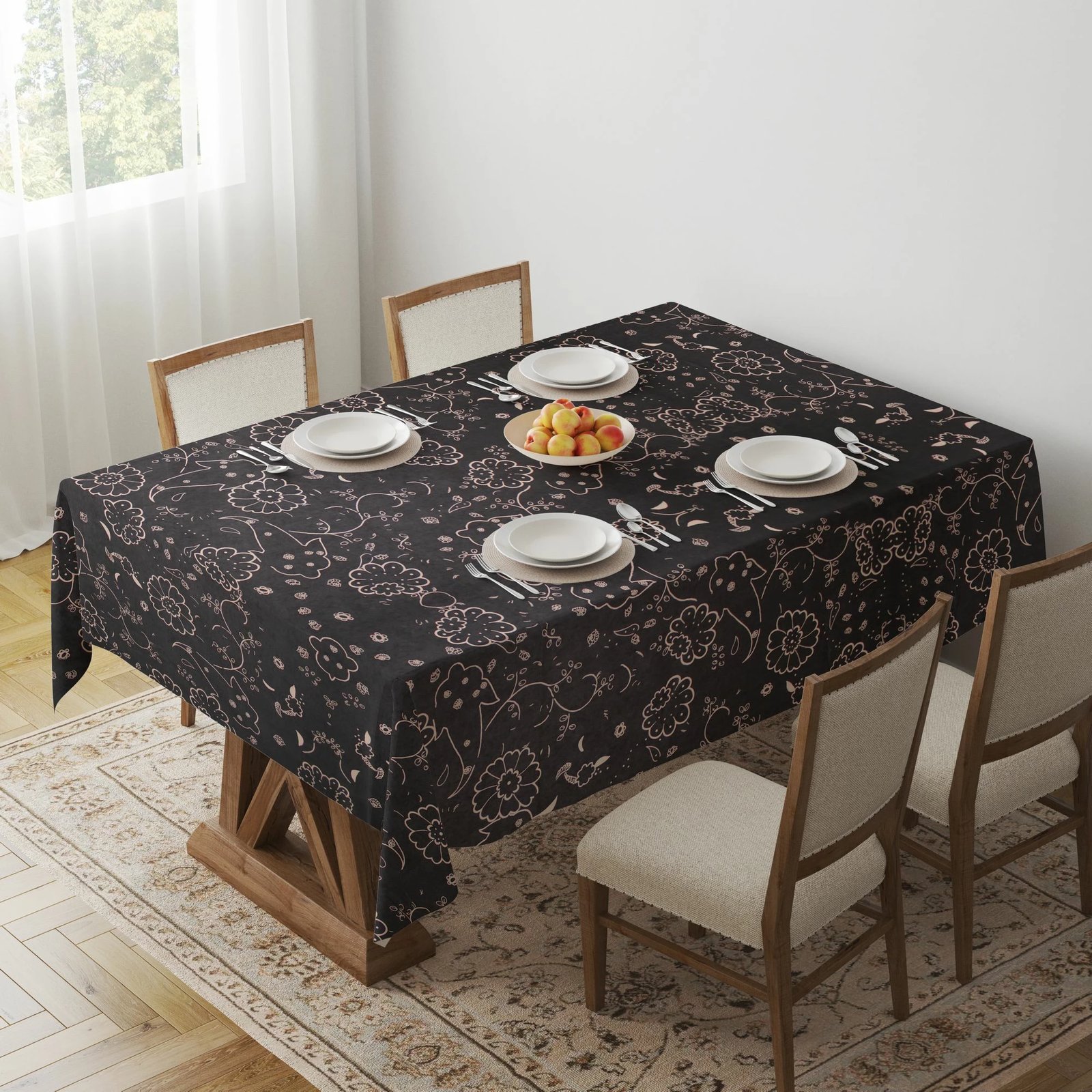 Mbulesë tavoline Hermia, Gravellamf1, 140x180