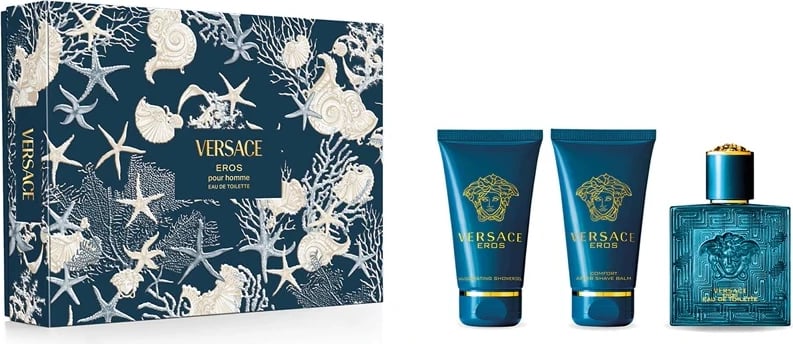Set Eau de Toilette, Shower Gel, After Shave Balm për meshkuj Versace Eros Pour Homme 3x50ml