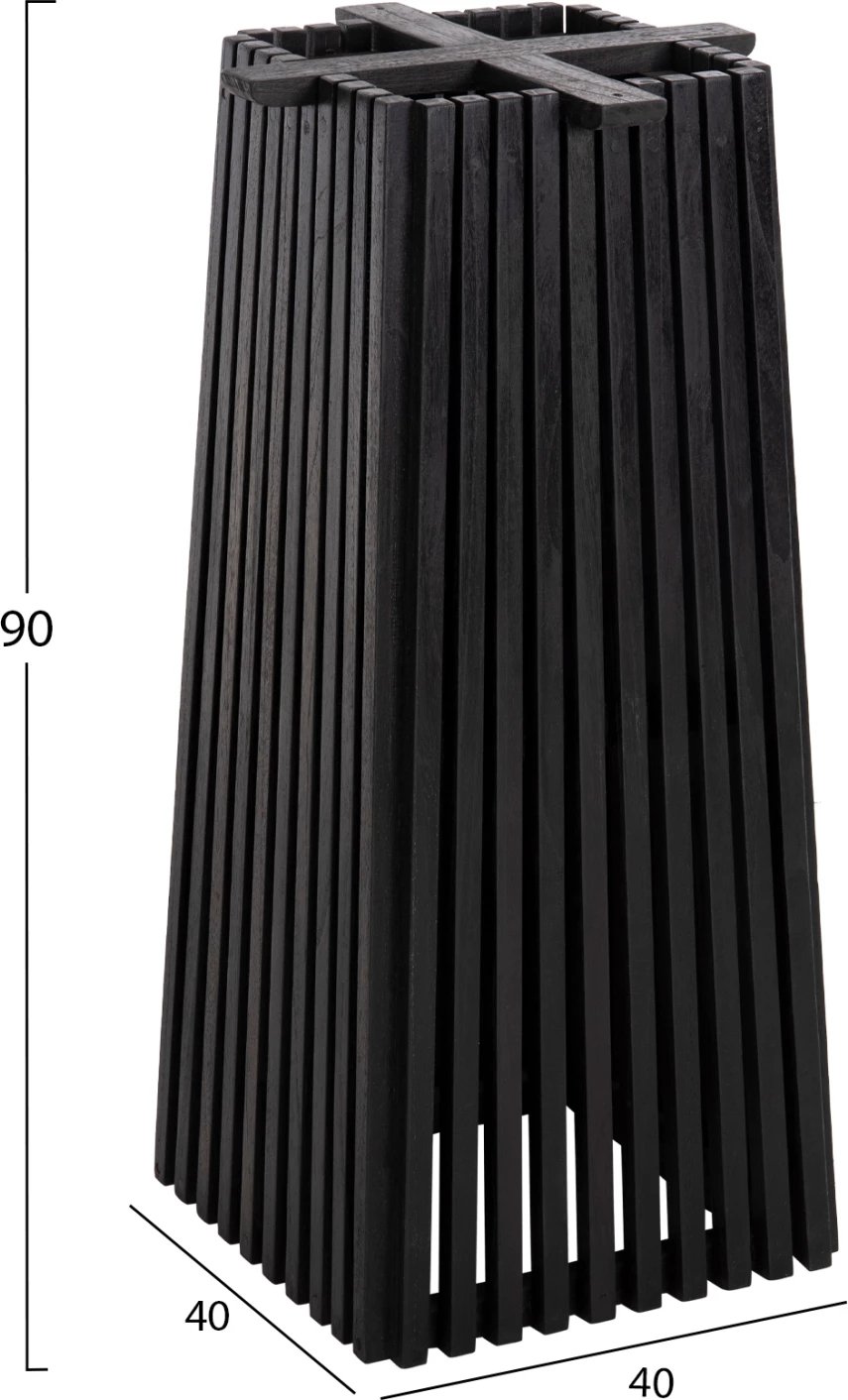 Baza e tavolinës për bar, FRANTZ, ngjyrë e zezë, FH9858.12, 40x40x90 cm