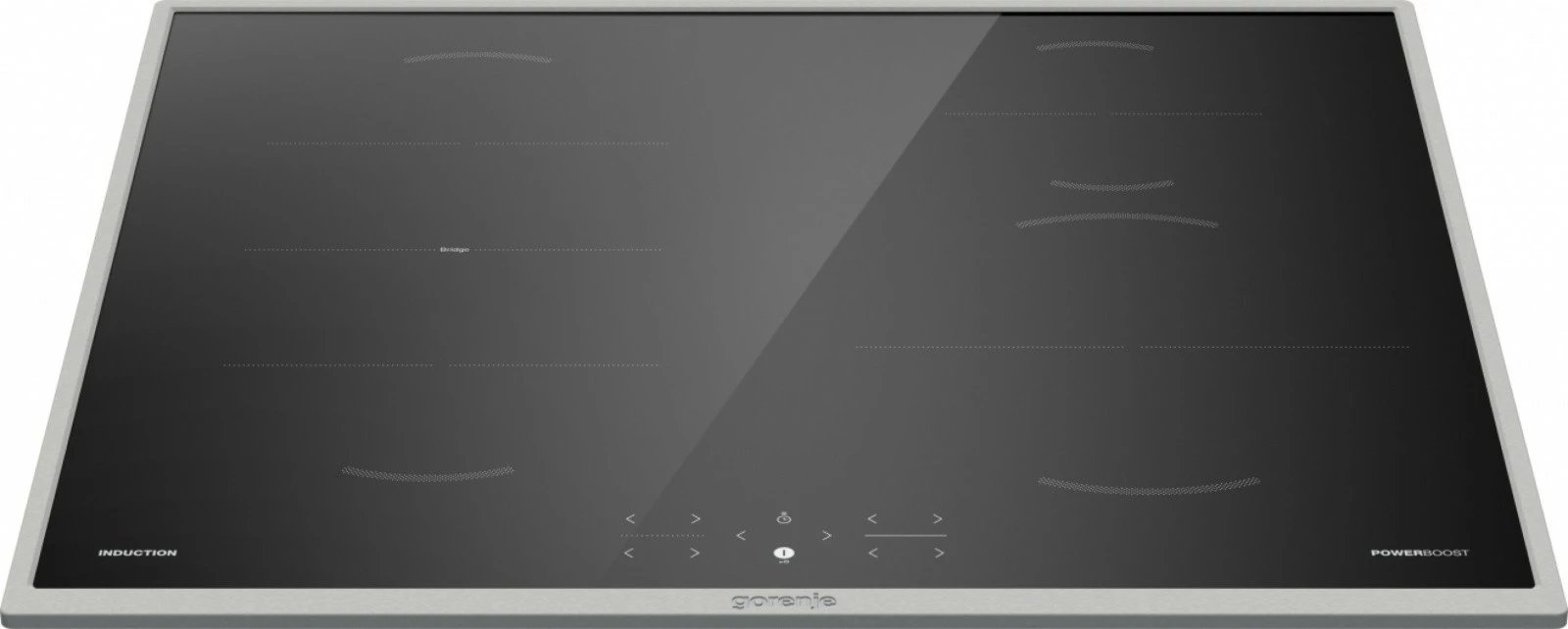 Pllakë gatimi me induksion, Gorenje, GI6421BX, 4 zona, 59.5 cm, 7.2 kW, kontroll me prekje, e zezë