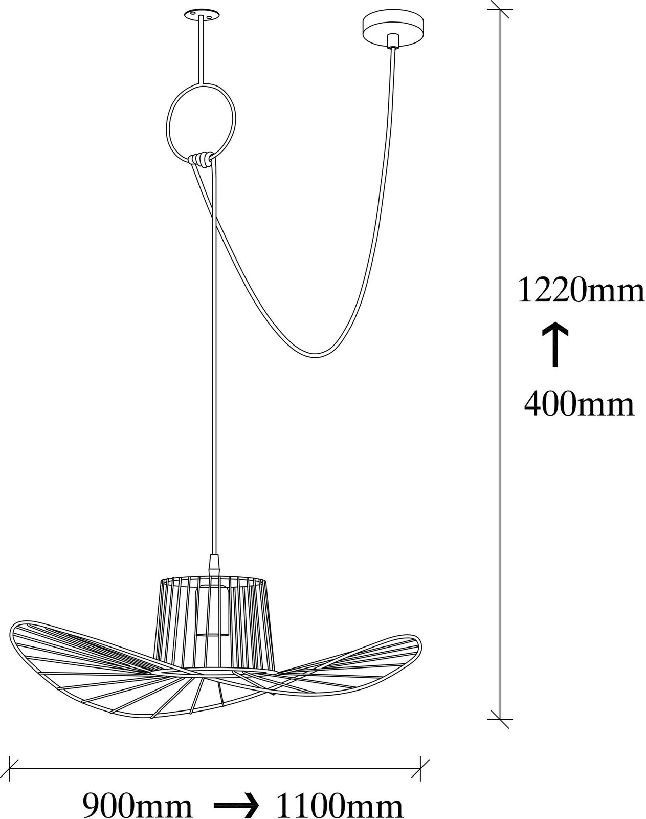 Llambë tavani Opviq, Tel - 6726, ngjyrë e zezë Llambë tavani Opviq, Tel - 6726, ngjyrë e zezë