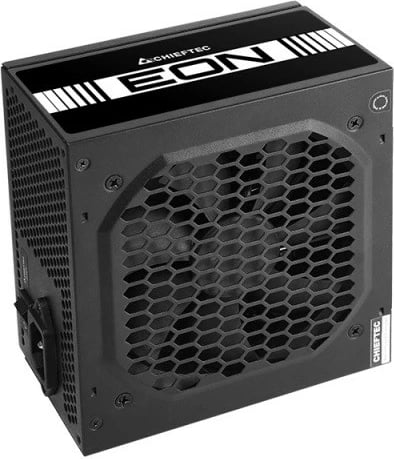 Kasë Chieftec ZPU-700S EON Series, 700W, 80 PLUS, e zezë