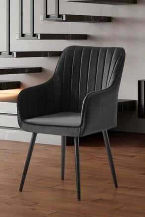 Karrige Hanah Home Nova, antracit, e zezë