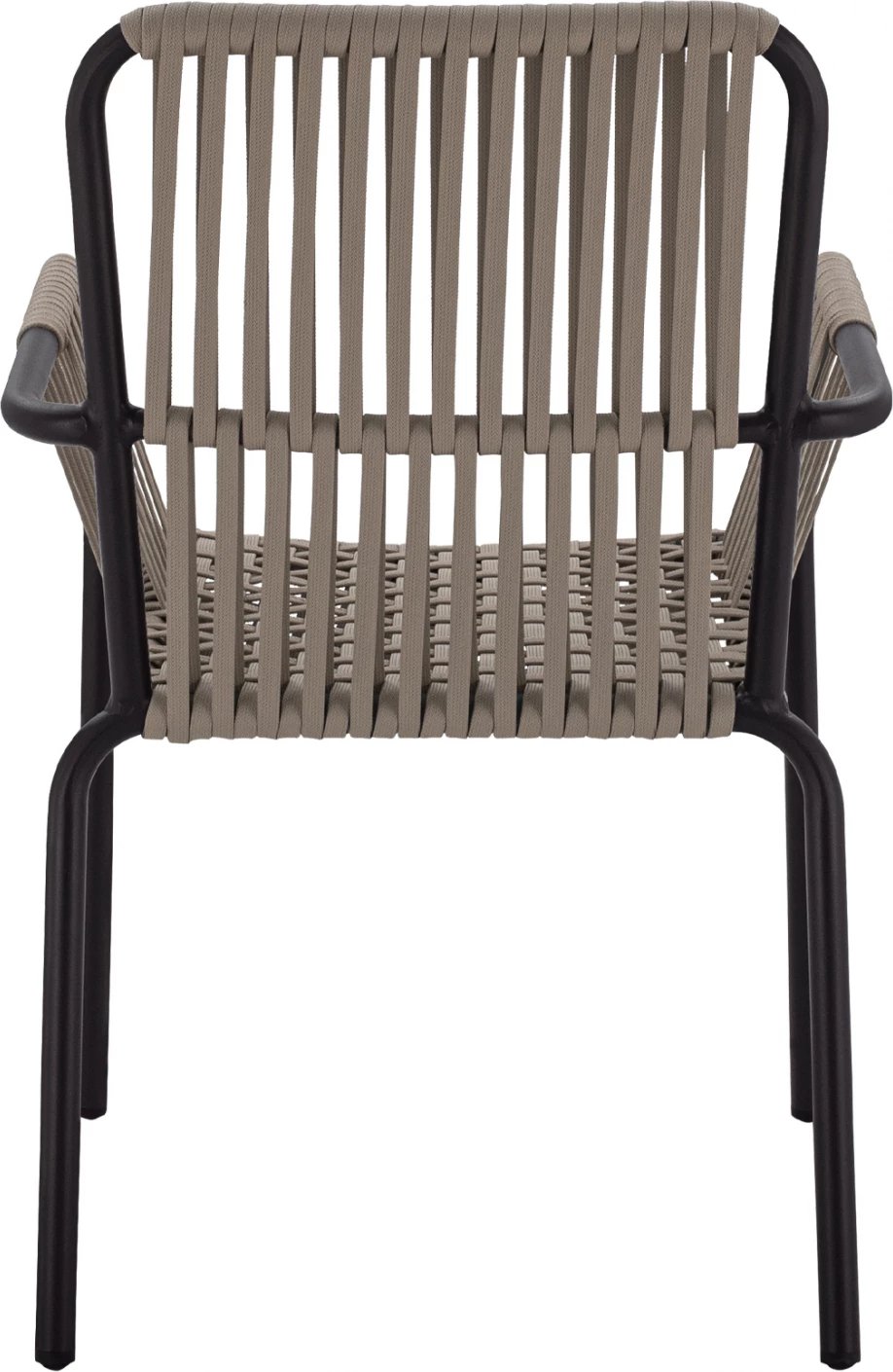 Karrige alumini me litar të gjerë, ngjyrë kapuçino, FH5784.02, 56x58x85 cm