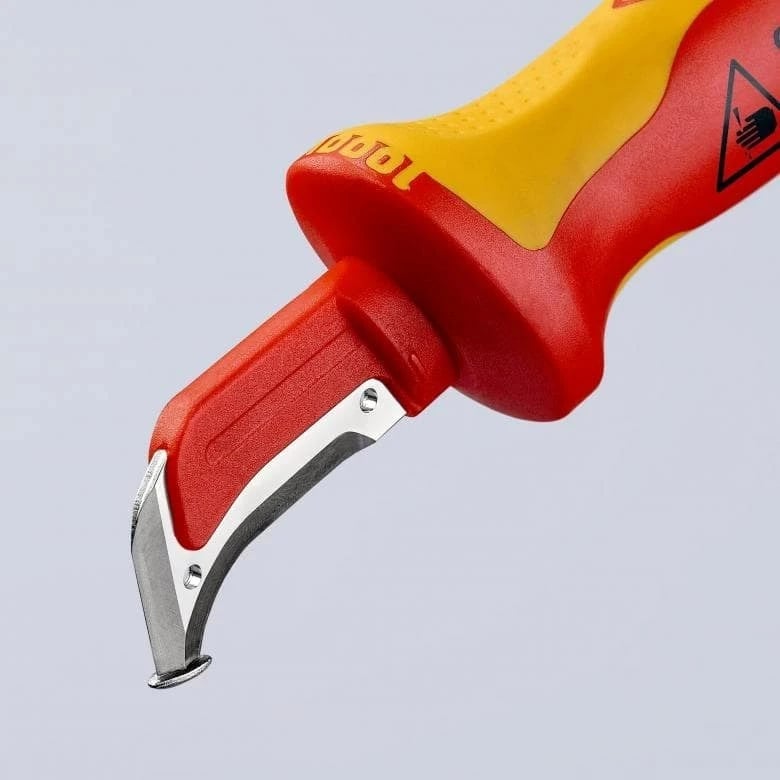 Thikë KNIPEX 98 55 SB, Fiks, 180 mm, Verdhë